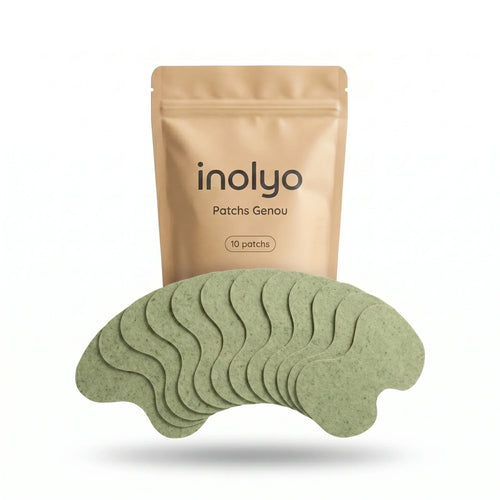 Pack 10 patchs chauffants anti-douleur genou Inolyo